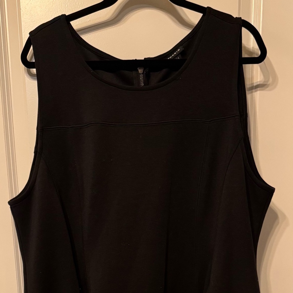 Torrid Black Sleeveless Fit & Flare Dress – Size 24 🖤